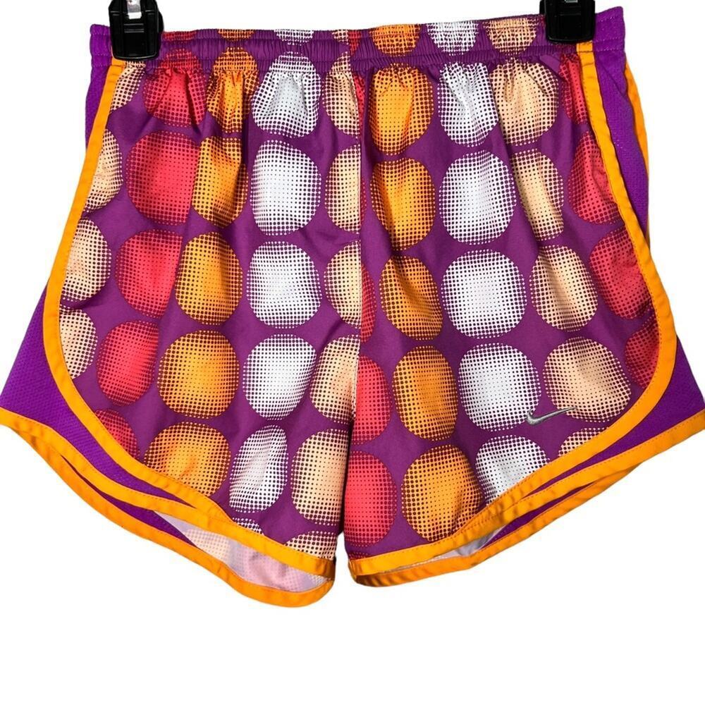 NIKE Women’s Dri-fit Multi-Colored Athletic Running Tempo Shorts Size Small - Picture 1 of 5